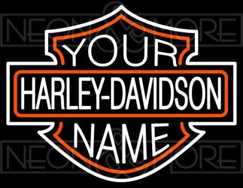 Custom Harley Davidson Neon Sign Real Neon Light