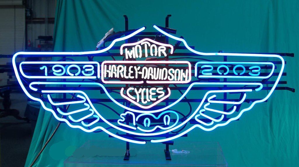 Custom Harley Davidson Neon Sign Real Neon Light
