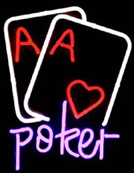 Custom Poker Neon Sign