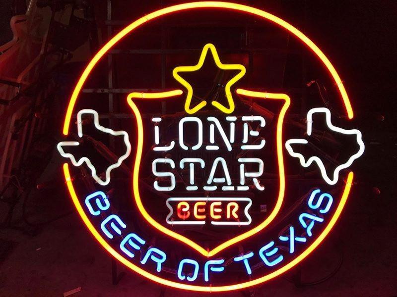 Custom Lone Star Beer Of Texas Neon Sign Real Neon Light
