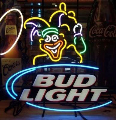 Custom Mardi Gras Budweiser Neon Sign Real Neon Light