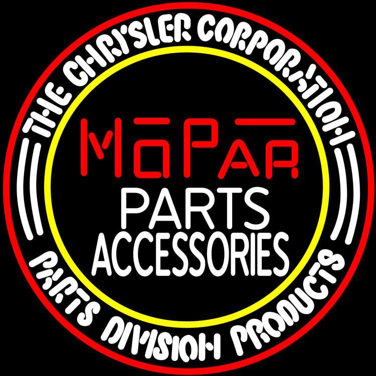 Custom Mopar Parts Accessories Garage Neon Sign Real Neon Light