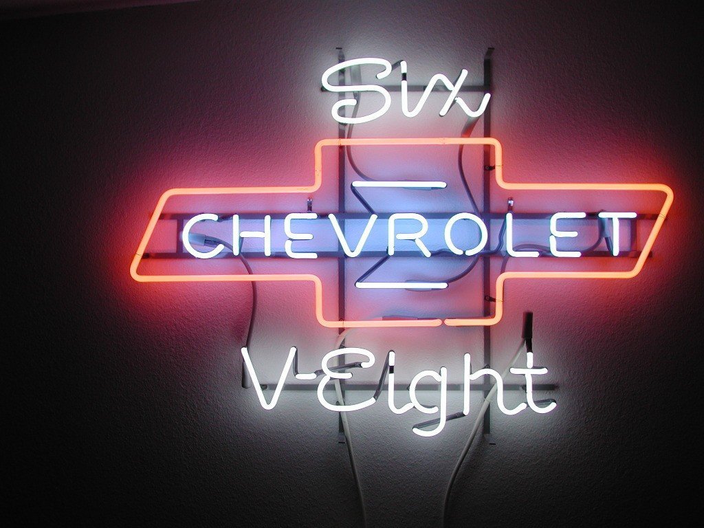 Custom Chevy Chevrolet Auto Neon Sign Real Neon Light