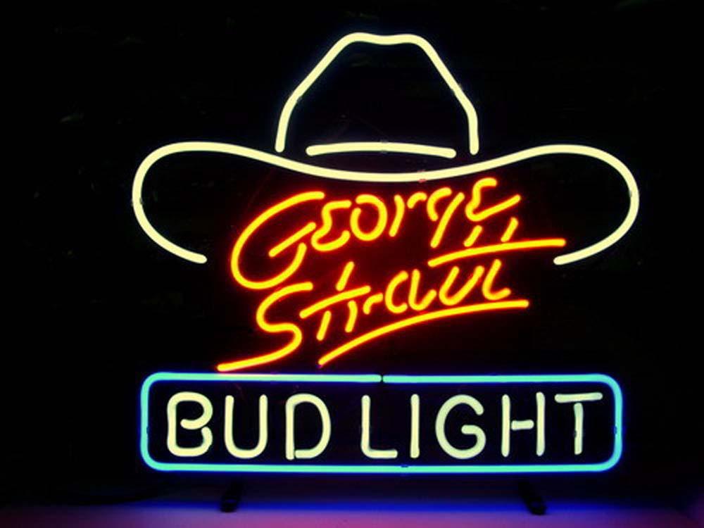 Custom George Strait Bud Light Neon Sign