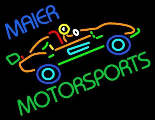 Custom Custom Maier Motorspots Go Kart Neon Sign Real Neon Light