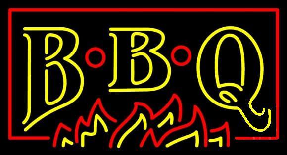 Custom BBQ Barbecue Neon Sign Real Neon Light