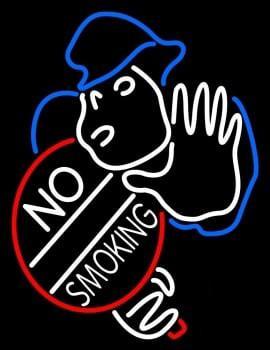 Custom No Smoking Free Smoking Neon Sign Real Neon Light