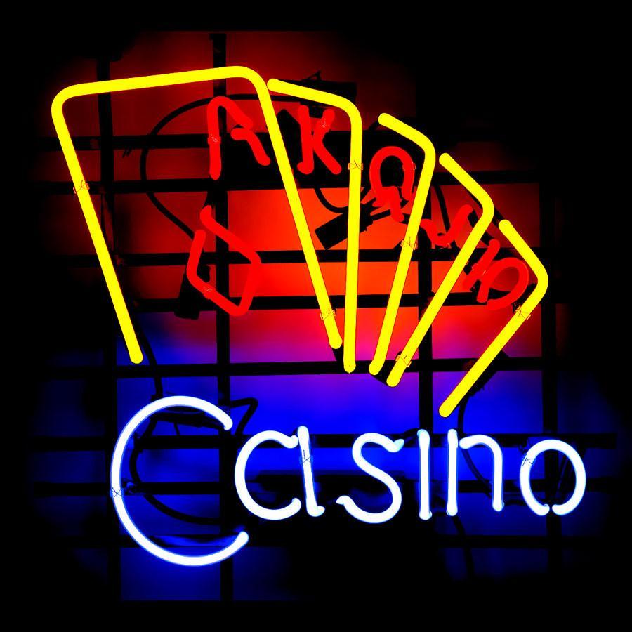 Custom Casino Poker Neon Sign