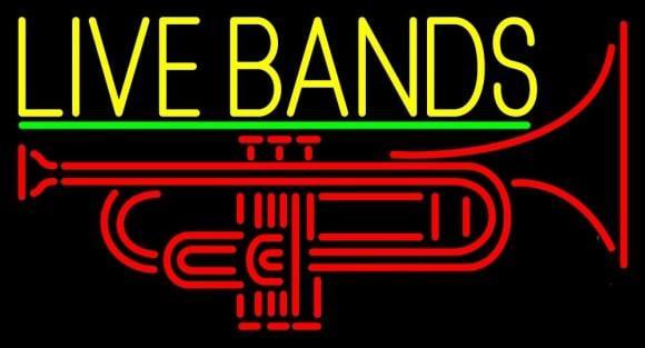 Custom Live Bands Neon Sign Real Neon Light