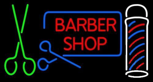 Custom Barber Shop Haircut Salon Neon Sign Real Neon Light