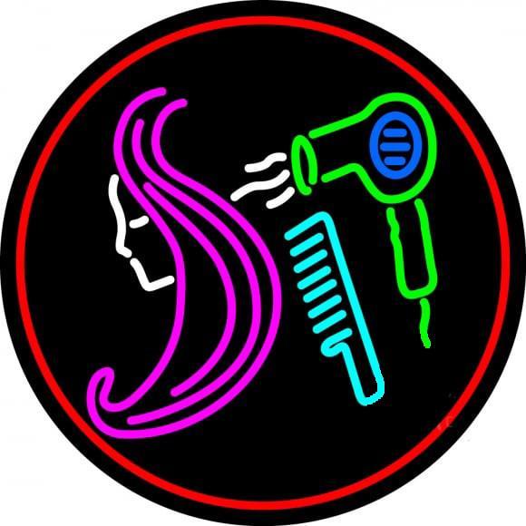 Custom Barber Shop Haircut Salon Neon Sign Real Neon Light