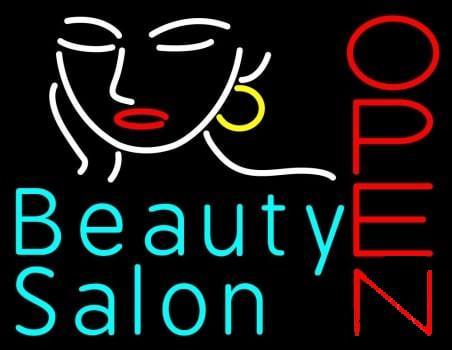 Custom Beauty Salon Open Neon Sign Real Neon Light