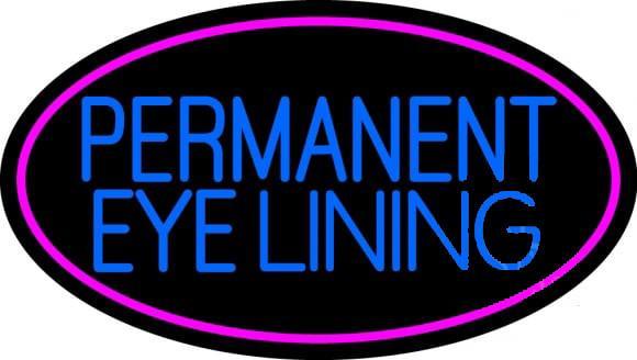 Custom Permanent Eye Lining Neon Sign Real Neon Light