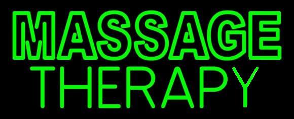 Custom Massage Therapy Neon Sign Real Neon Light