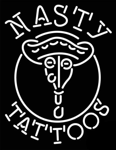 Custom Nasty Tattoos Neon Sign Real Neon Light