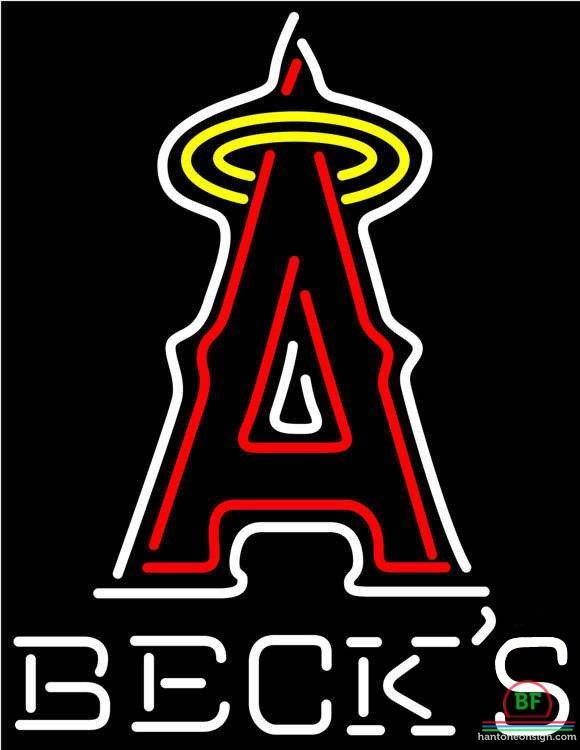 Custom Becks Anaheim Angels Neon Sign MLB Teams Neon Light