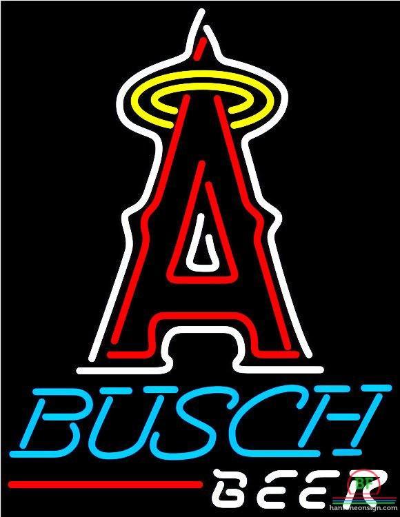 Custom Busch Beer Anaheim Angels Neon Sign MLB Teams Neon Light