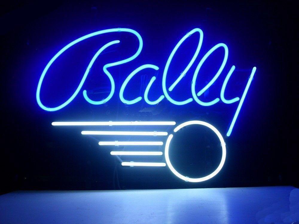 Custom Bally Play Pinball Here Neon Sign