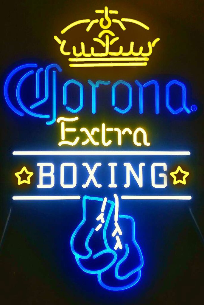 Custom Corona Extra Boxing Neon Sign Real Neon Light