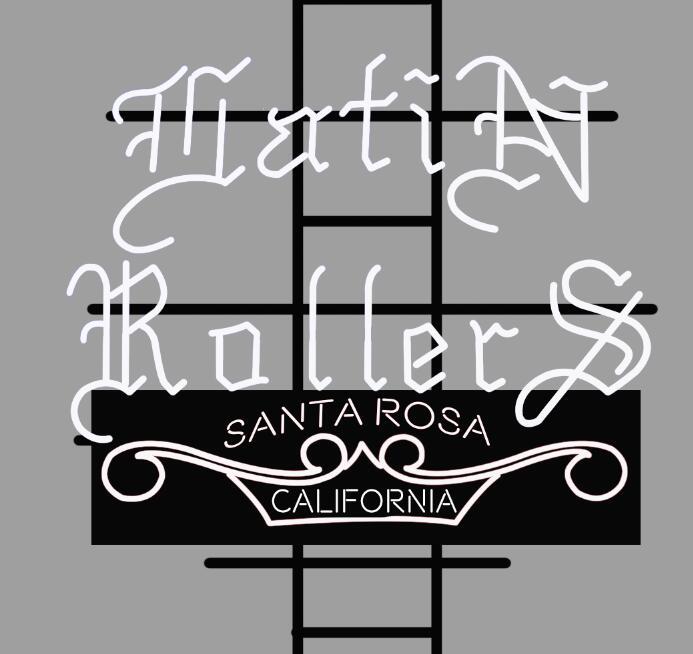 Custom Latin Rollers Santa Rosa Califonia Neon Sign Tube Neon Light