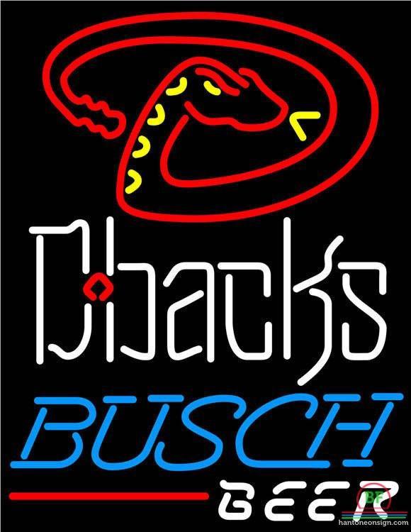 Custom Busch Beer Arizona Diamondbacks Neon Sign MLB Teams Neon Light