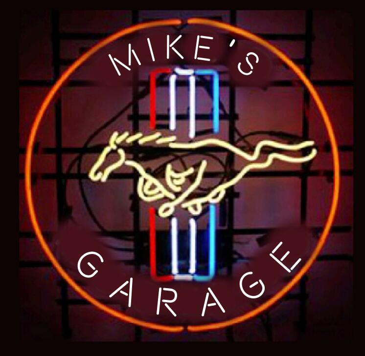 Custom Custom Name Garage Ford Mustang Neon Sign