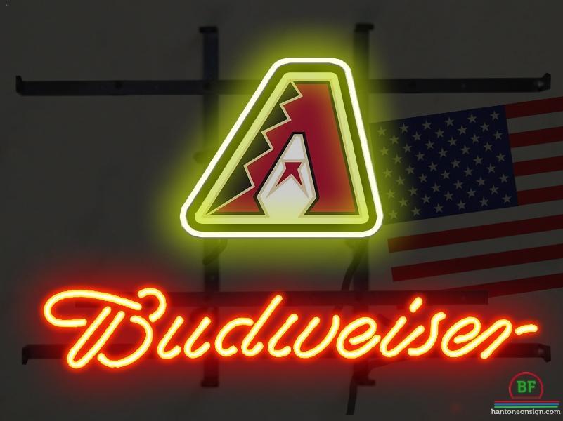 Custom Budweiser Arizona Diamondbacks Neon Sign MLB Teams Neon Light
