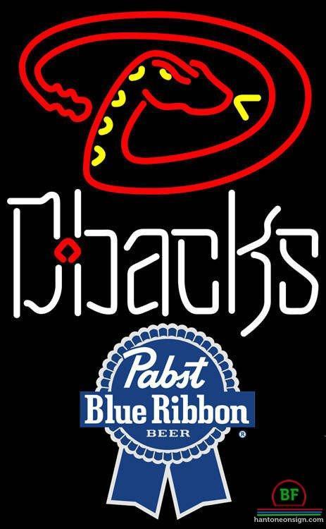 Custom Pabst Blue Ribbon Arizona Diamondbacks Neon Sign MLB Teams Neon Light