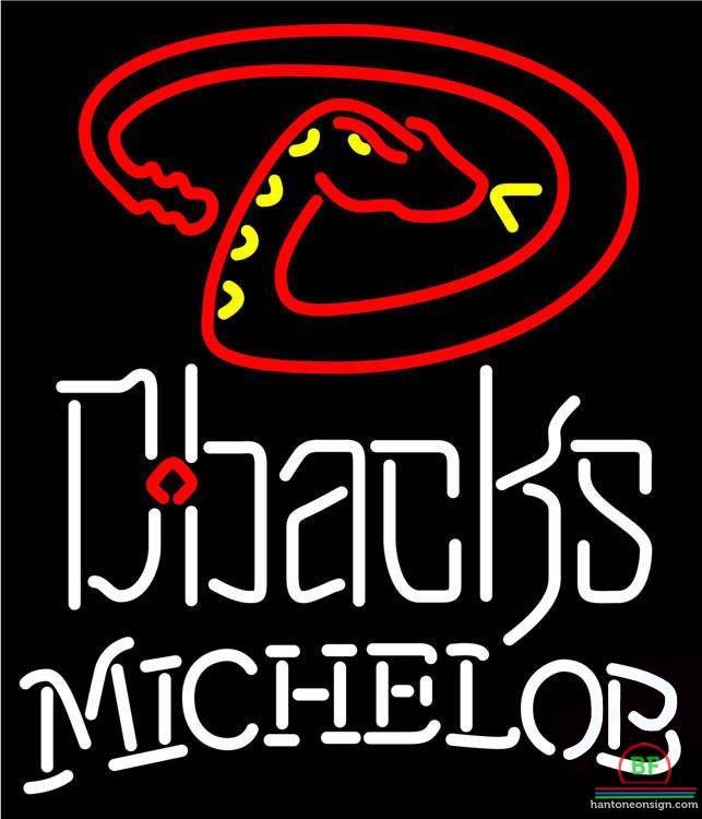 Custom Michelob Arizona Diamondbacks Neon Sign MLB Teams Neon Light