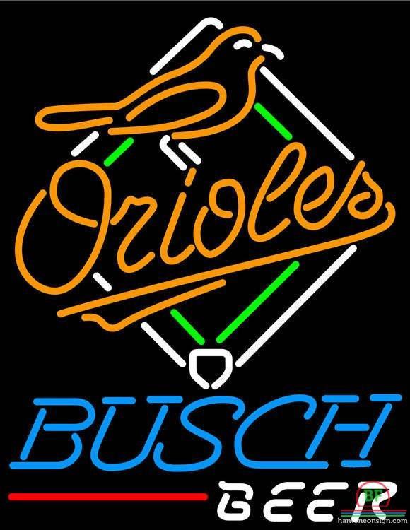 Custom Busch Beer Baltimore Orioles Neon Sign MLB Teams Neon Light