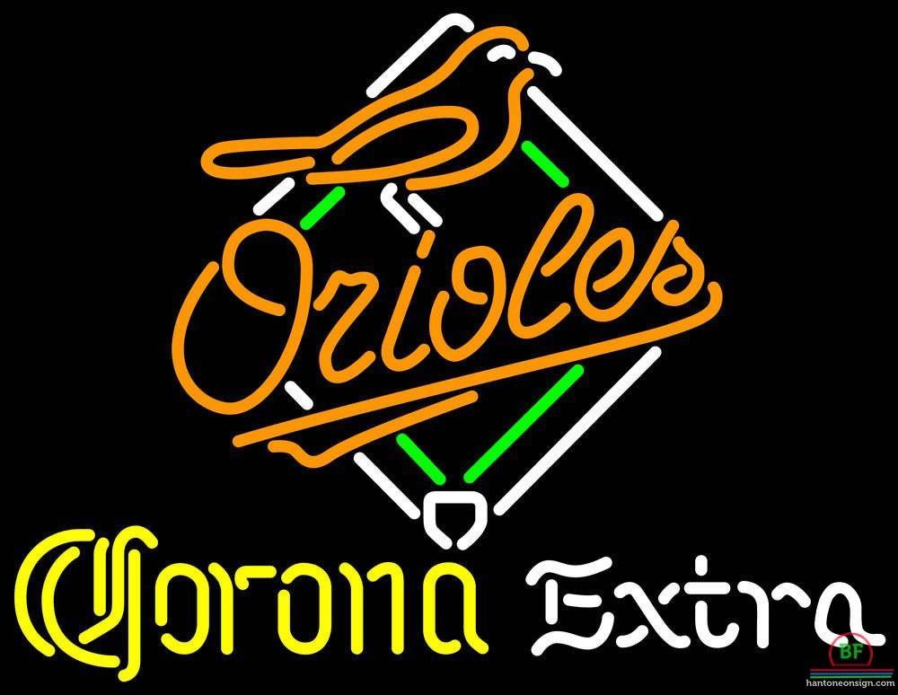 Custom Corona Extra Baltimore Orioles Neon Sign MLB Teams Neon Light
