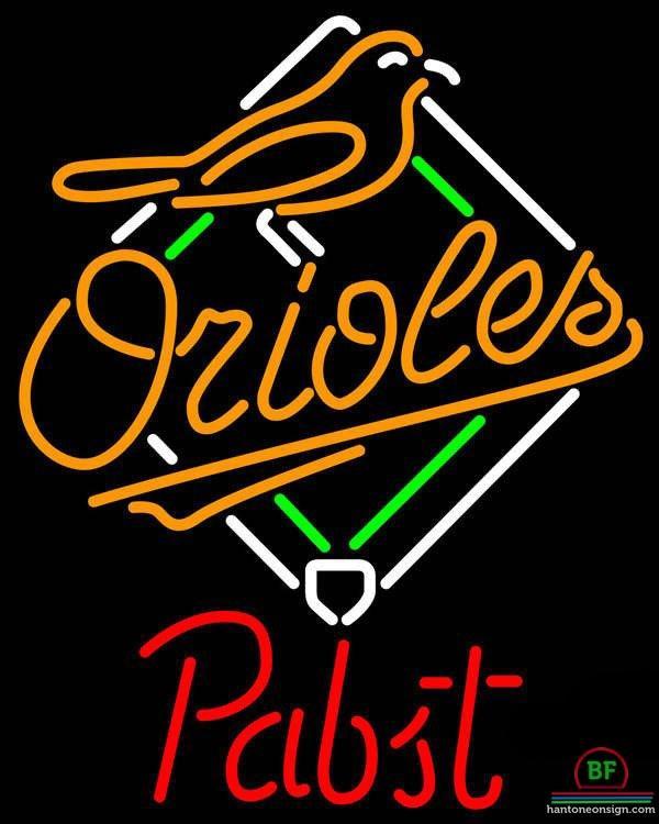 Custom Pabst Baltimore Orioles Neon Sign MLB Teams Neon Light