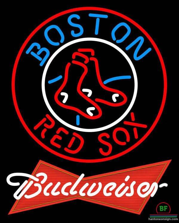 Custom Budweiser Boston Red Sox Neon Sign MLB Teams Neon Light