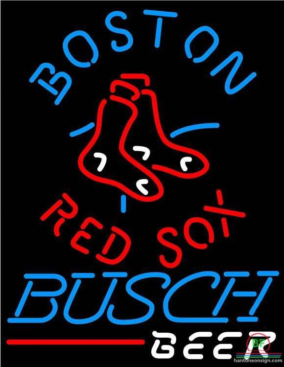 Custom Busch Beer Boston Red Sox Neon Sign MLB Teams Neon Light
