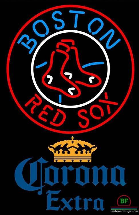 Custom Corona Extra Boston Red Sox Neon Sign MLB Teams Neon Light