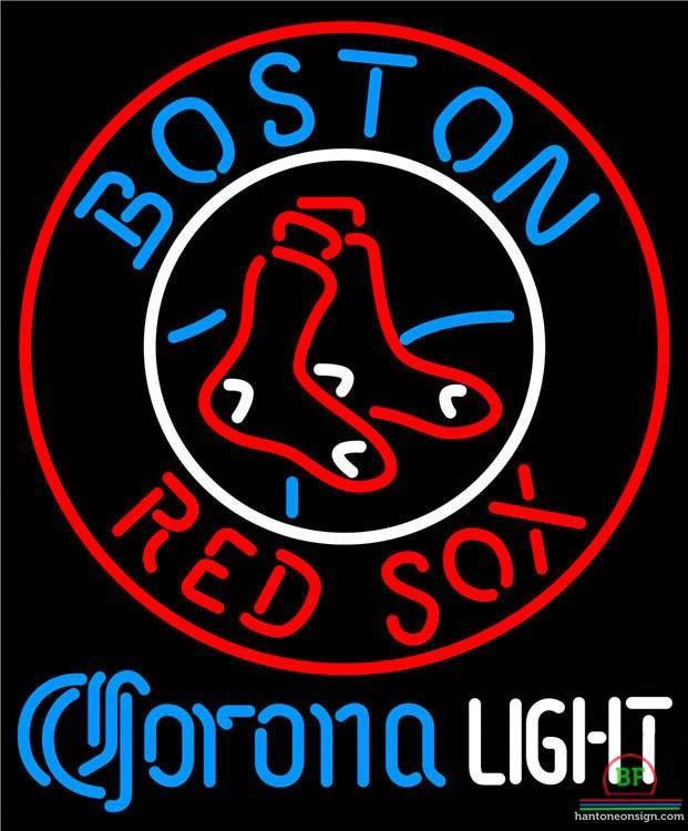 Custom Corona Light Boston Red Sox Neon Sign MLB Teams Neon Light