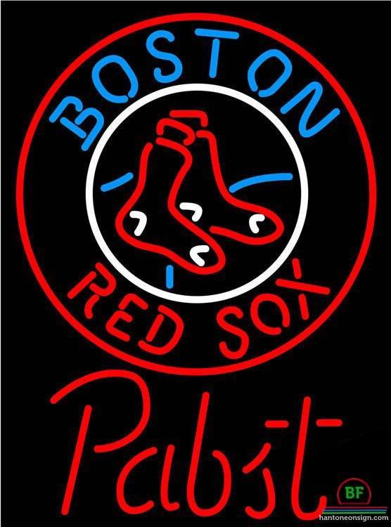 Custom Pabst Boston Red Sox Neon Sign MLB Teams Neon Light