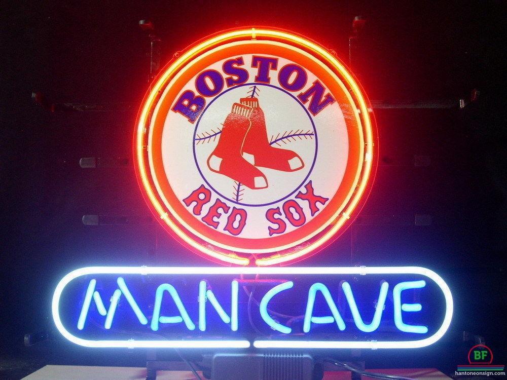 Custom Man Cave Boston Red Sox Neon Sign MLB Teams Neon Light