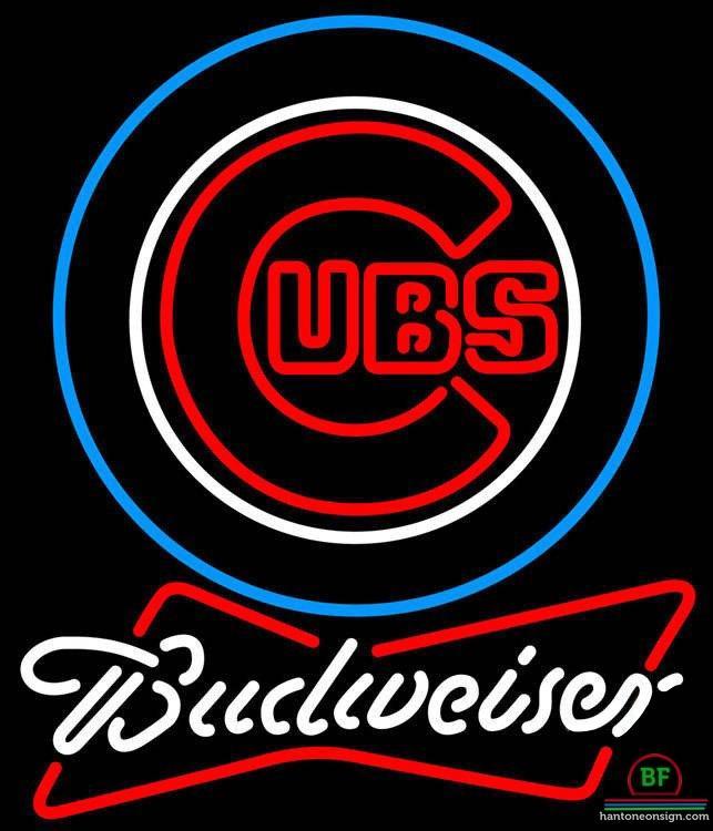 Custom Budweiser Chicago Cubs Neon Sign MLB Teams Neon Light