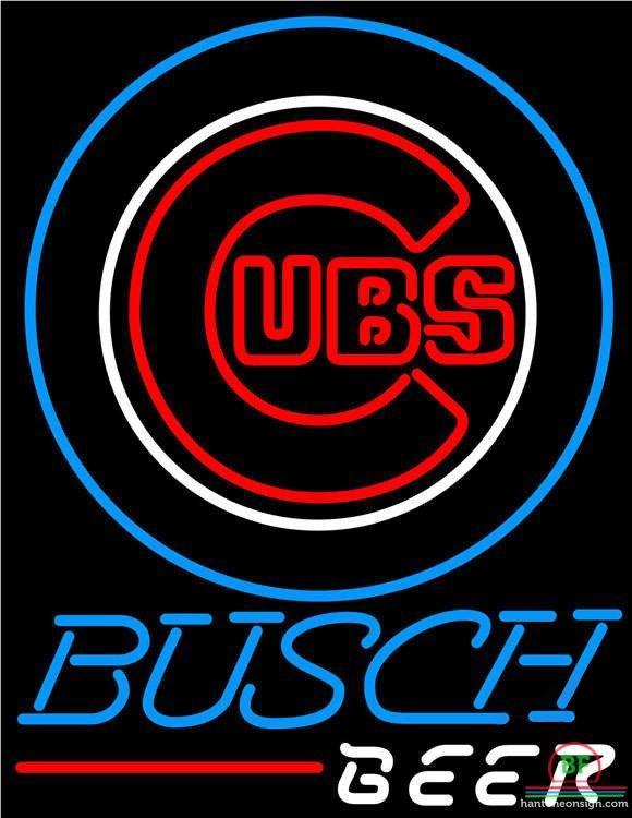 Custom Busch Beer Chicago Cubs Neon Sign MLB Teams Neon Light