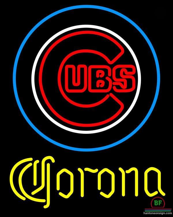 Custom Corona Chicago Cubs Neon Sign MLB Teams Neon Light
