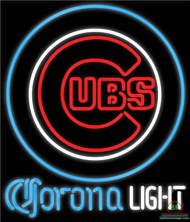 Custom Corona Light Chicago Cubs Neon Sign MLB Teams Neon Light