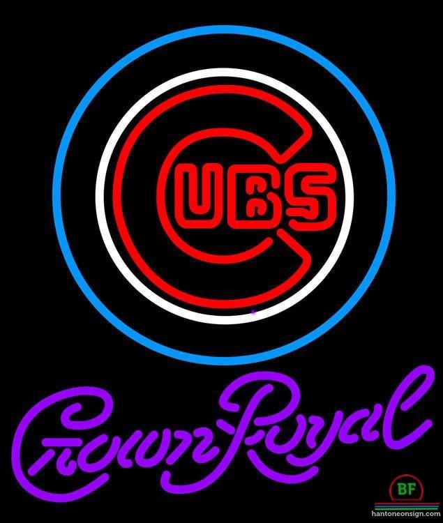 Custom Crown Royal Chicago Cubs Neon Sign MLB Teams Neon Light