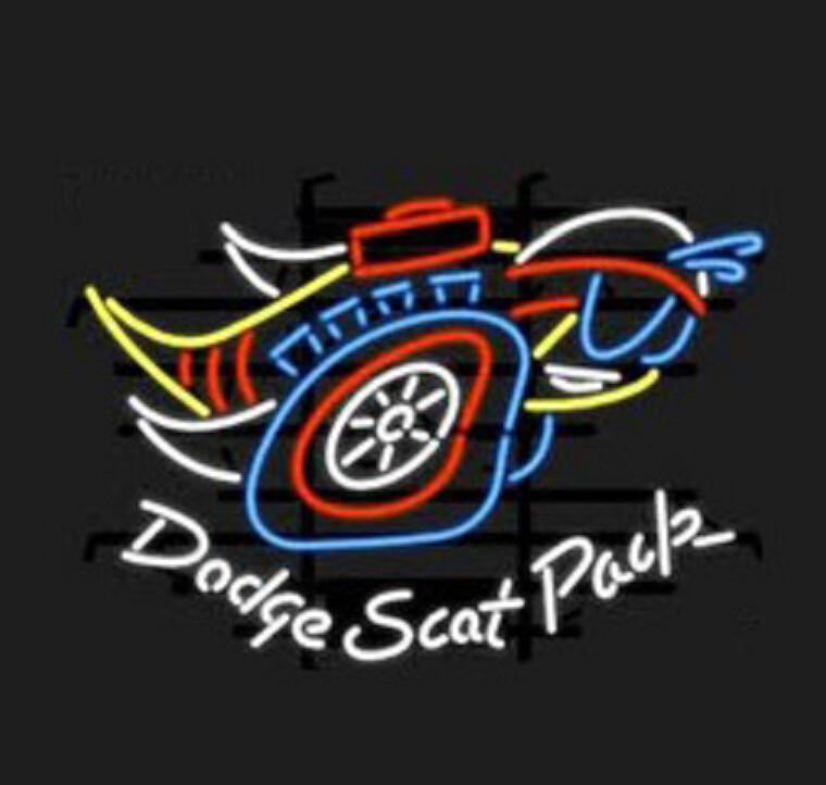 Custom Dodge Scat Pack Neon Sign