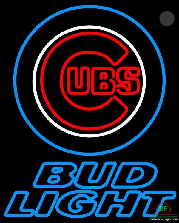 Custom Bud Light Chicago Cubs Neon Sign MLB Teams Neon Light