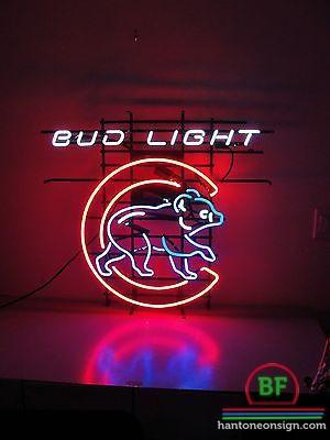 Custom Bud Light Chicago Cubs Neon Sign MLB Teams Neon Light