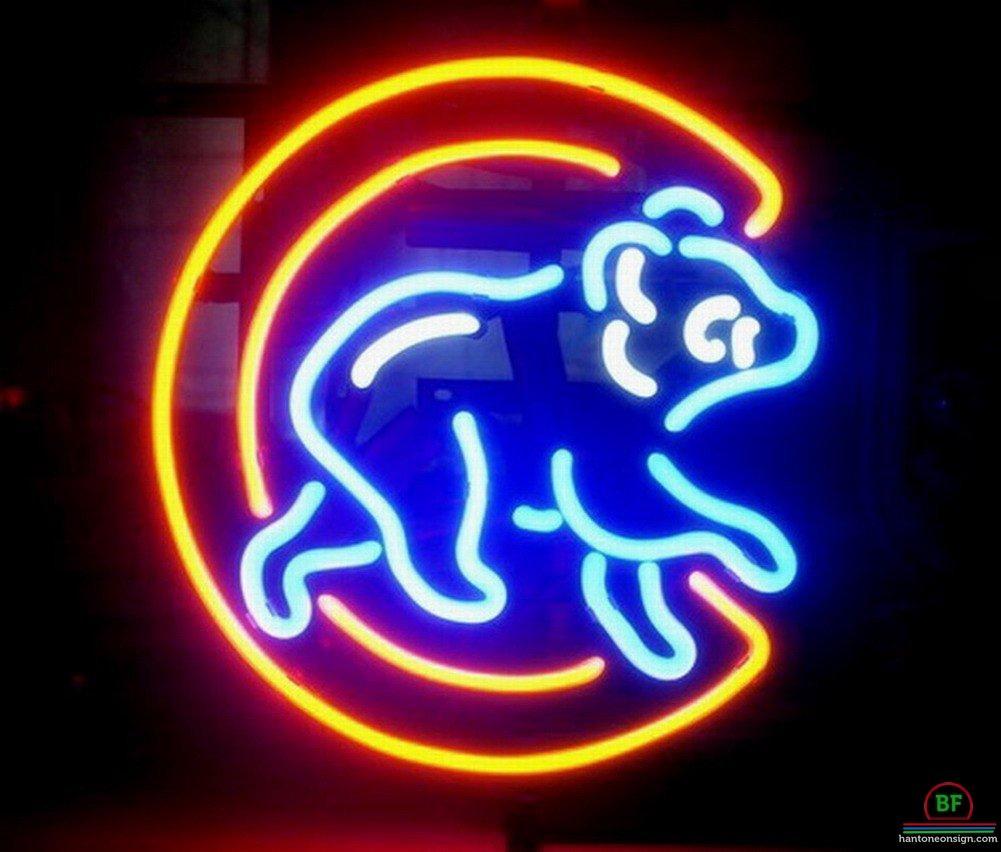 Custom Chicago Cubs LOGO Neon Sign MLB Teams Neon Light
