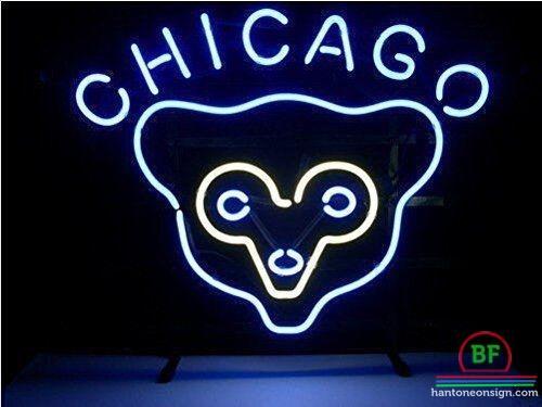 Custom Chicago Cubs LOGO Neon Sign MLB Teams Neon Light