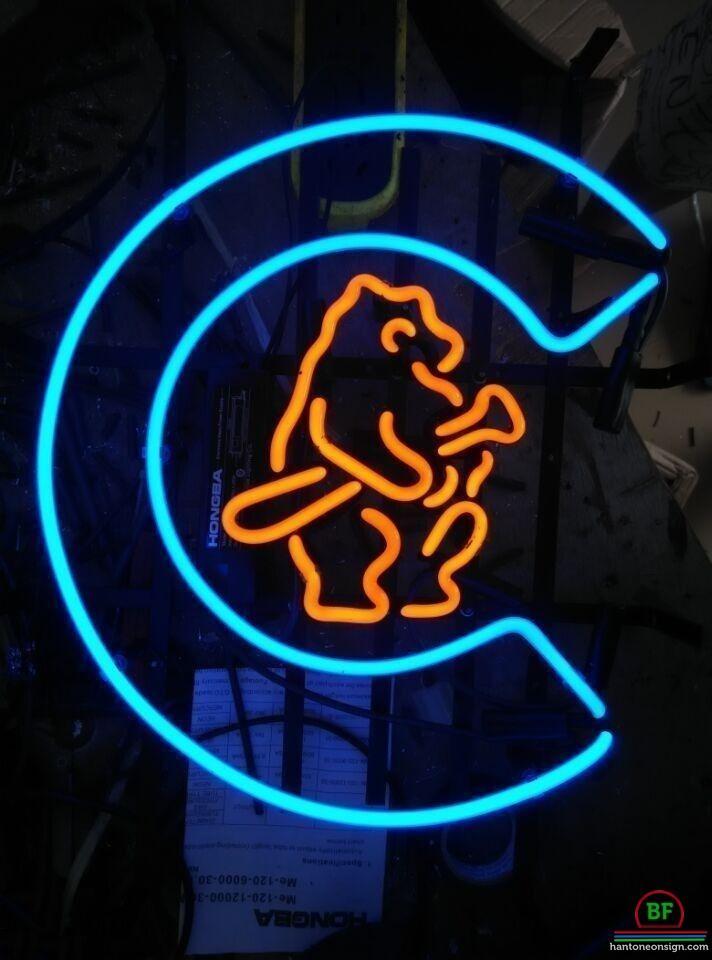 Custom Chicago Cubs LOGO Neon Sign MLB Teams Neon Light