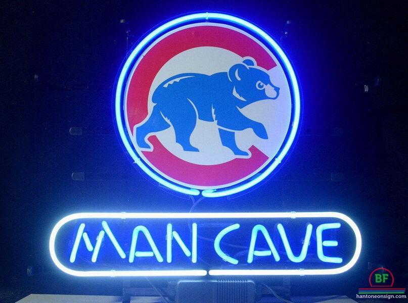 Custom Man cave Chicago Cubs Neon Sign MLB Teams Neon Light